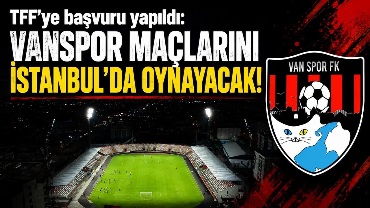 Tff’ye Başvuru Yapıldı Vanspor Maçlarını İstanbul’da Oynayacak! (1)