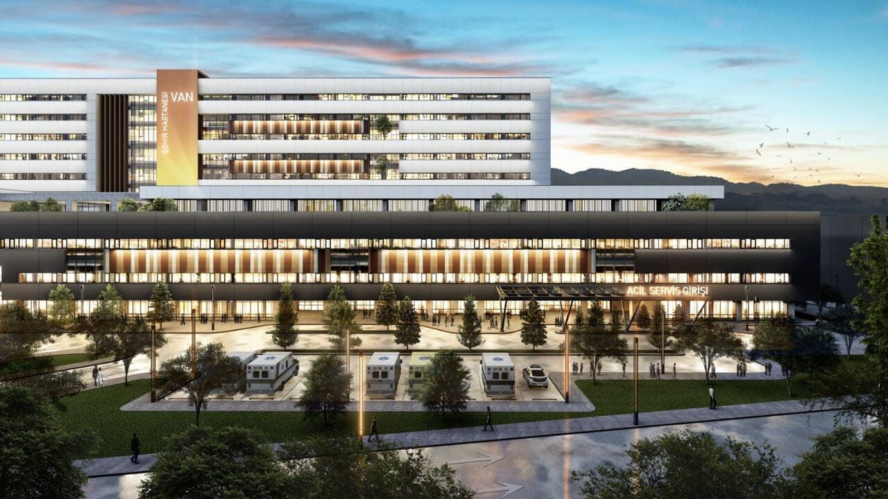 Van Şehir Hastanesi’nin Yapımı Sürüyor (4)