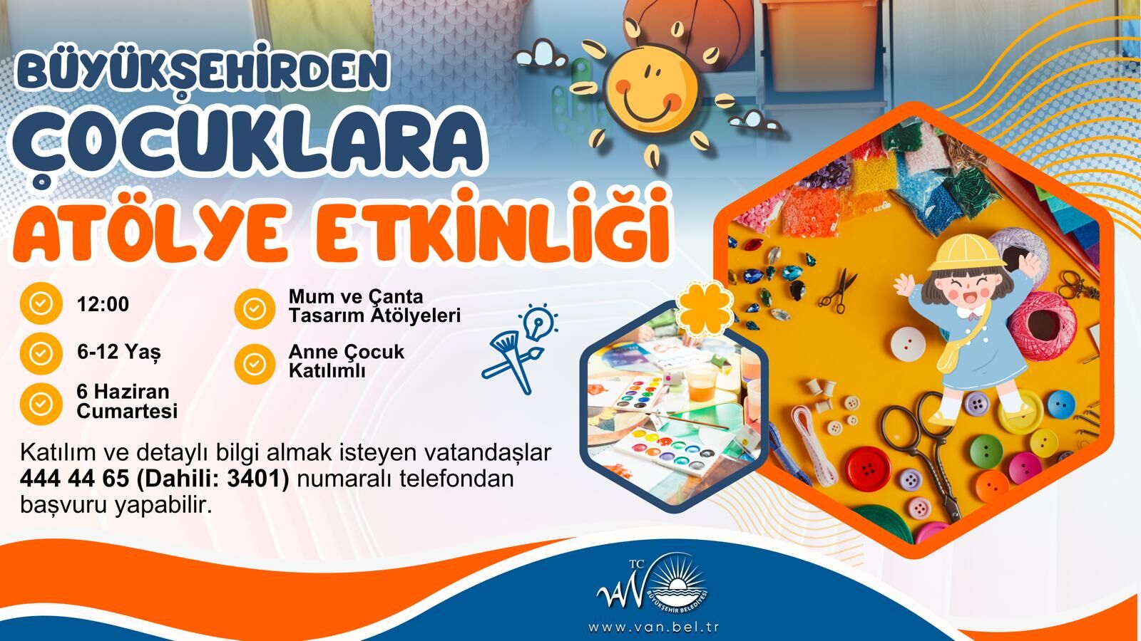 Van’da Çocuklar Tasarım Atölyesinde El Becerilerini Gerçekleştirecek! 1