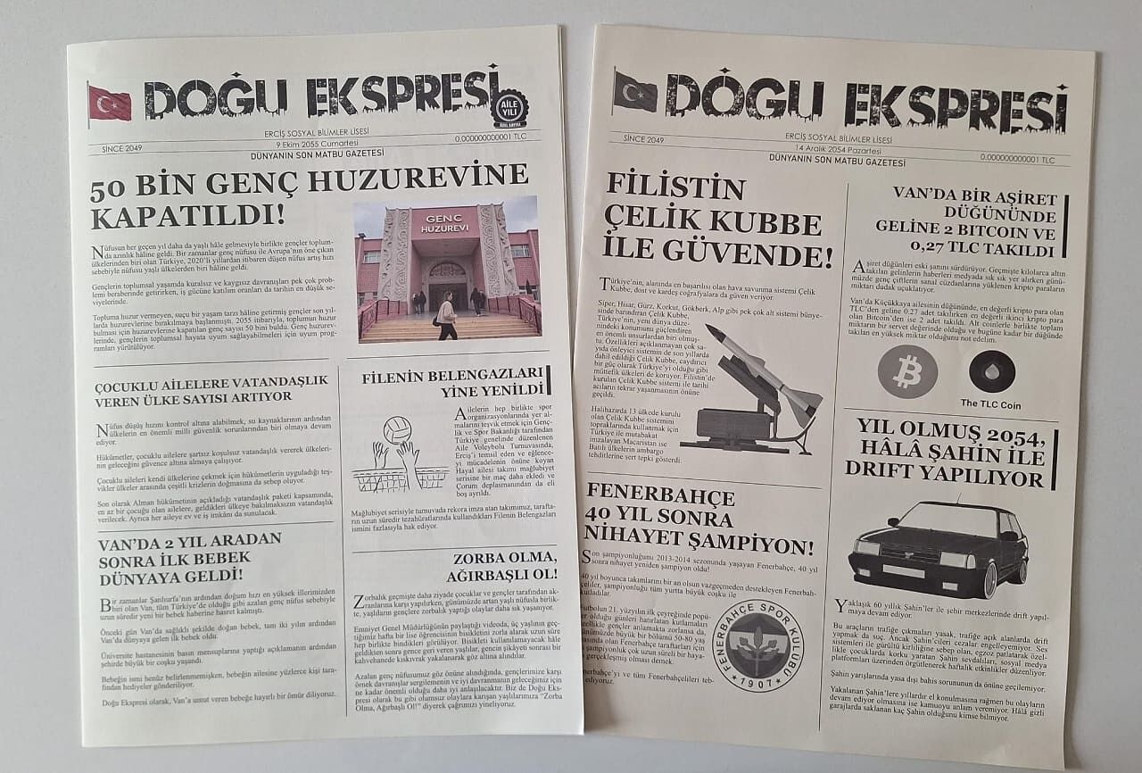 Van’da Yarışmanın Birincileri, Ödüllü Gazeteyi Bi̇k’e Sundu (2)