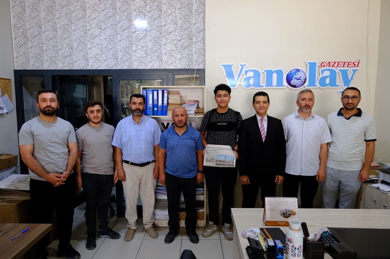 Bi̇k Van Bölge Müdürü Tokgöz'den Van Olay Gazetesi'ne Ziyaret (6)
