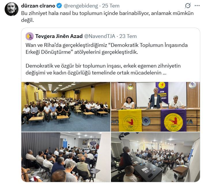 Dbp’nin Van’da “Erkekleri Dönüştürme” Atölyesi Tepki Çekti! (1)
