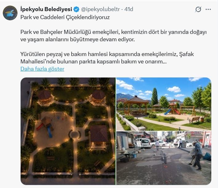 İpekyolu Belediyesi Olmayan Parkı “Onardık” Diye Paylaştı! (1)