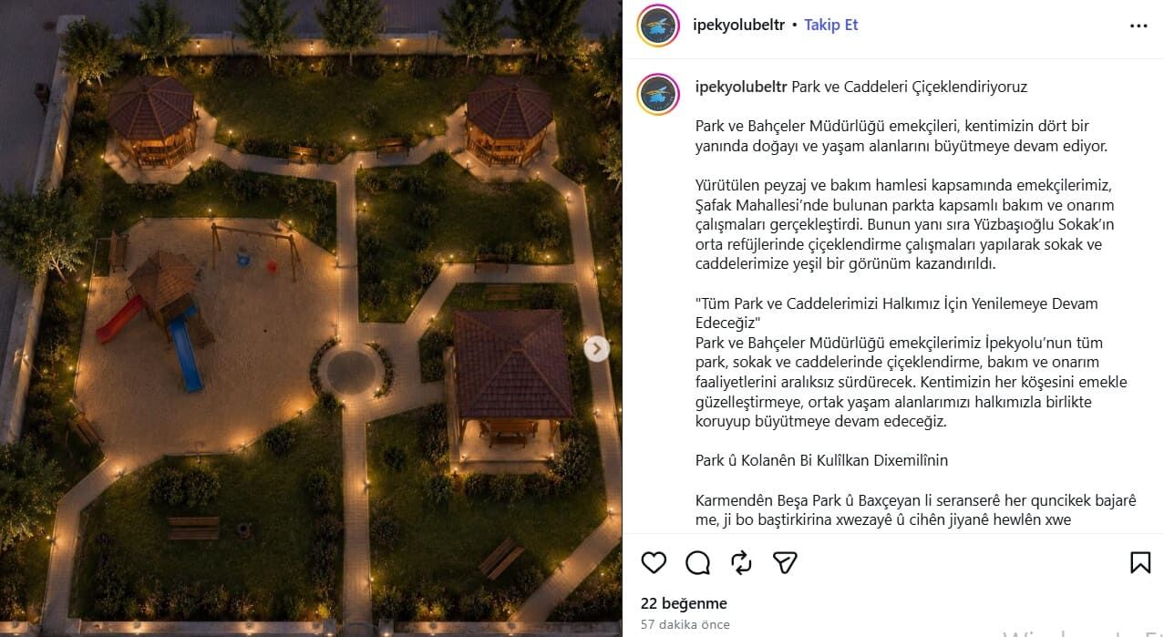 İpekyolu Belediyesi Olmayan Parkı “Onardık” Diye Paylaştı! (2)