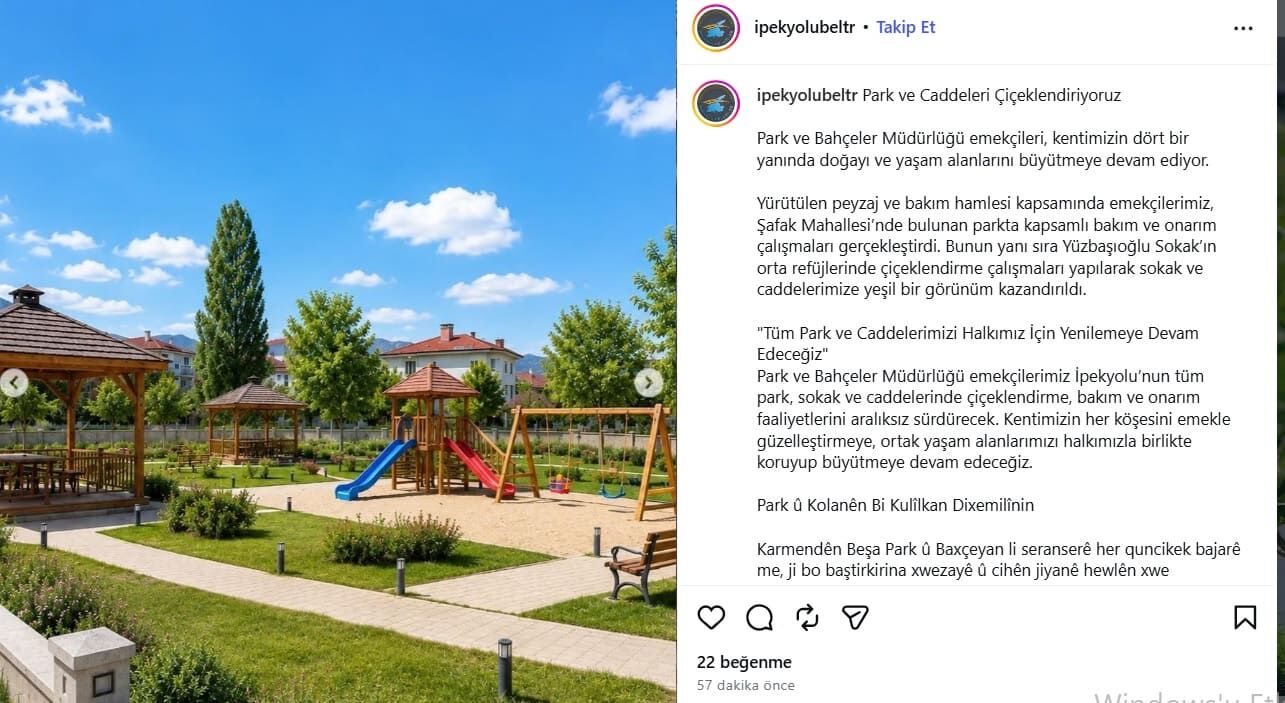 İpekyolu Belediyesi Olmayan Parkı “Onardık” Diye Paylaştı! (3)