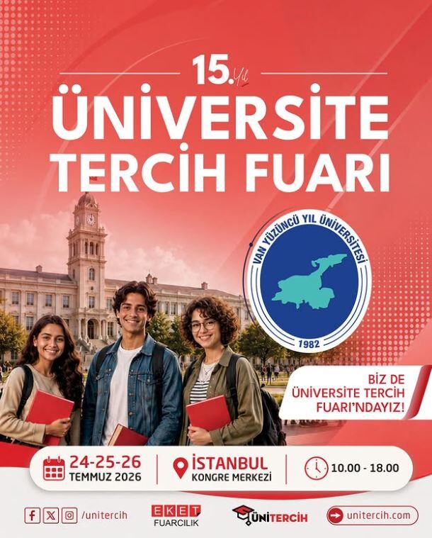 Van Yyü, İstanbul Tercih Fuarı'nda Öğrencilerle Buluşuyor
