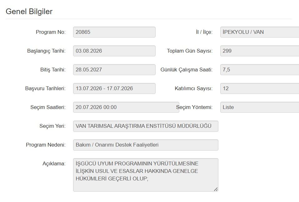 Van’da Kamu Kurumlarına Işçi Alınacak! Başvurular Başladı… (2)