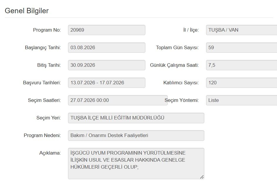 Van’da Kamu Kurumlarına Işçi Alınacak! Başvurular Başladı… (4)