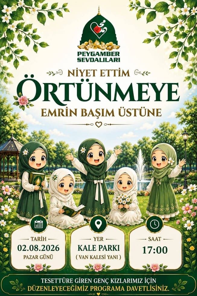 Van'da Tesettür Programının Yeri Belli Oldu! (1)