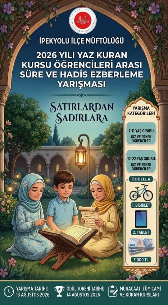 Van'daki Camilerde Ödüllü Yarışma Heyecanı! (1)