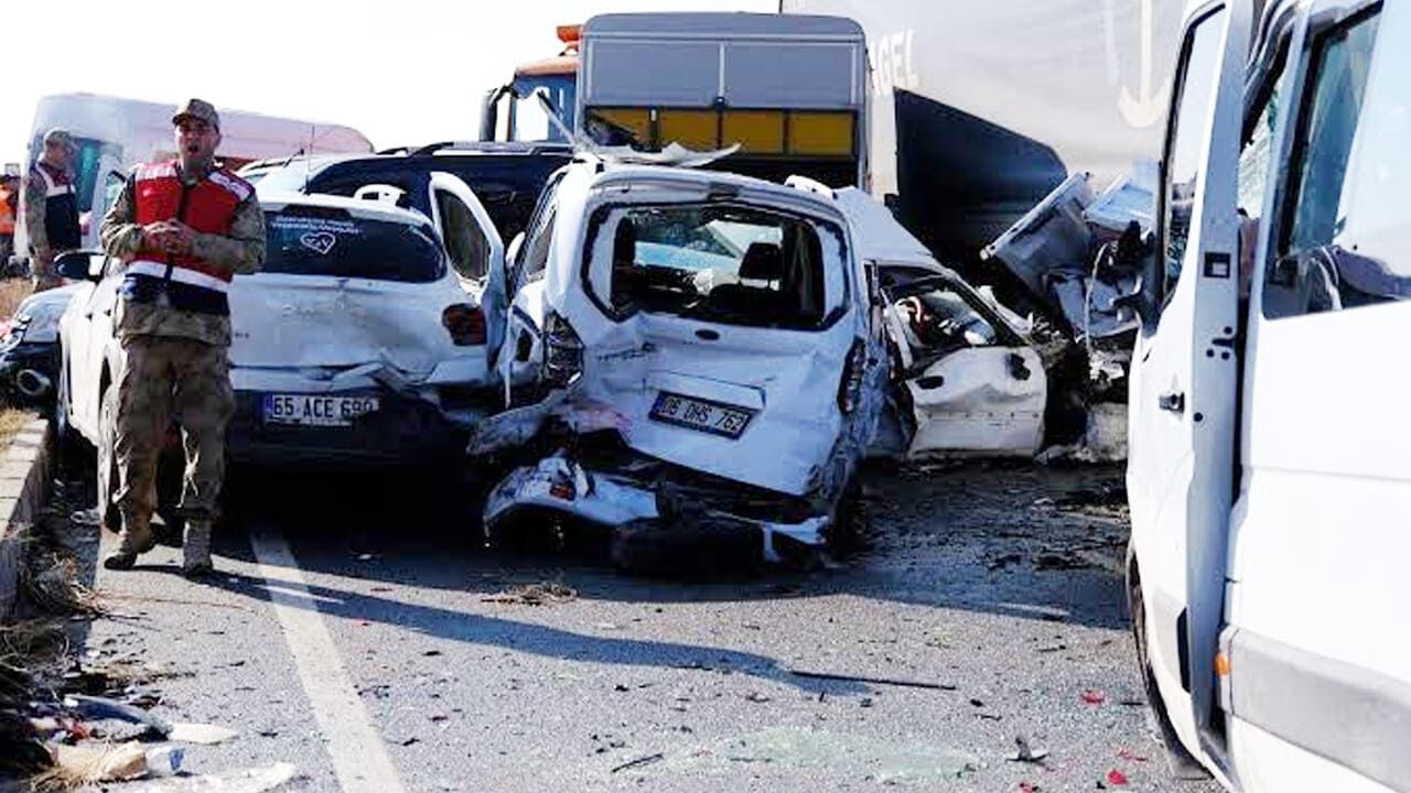 Van’ın 6 Aylık Kaza Bilançosu Belli Oldu (1)