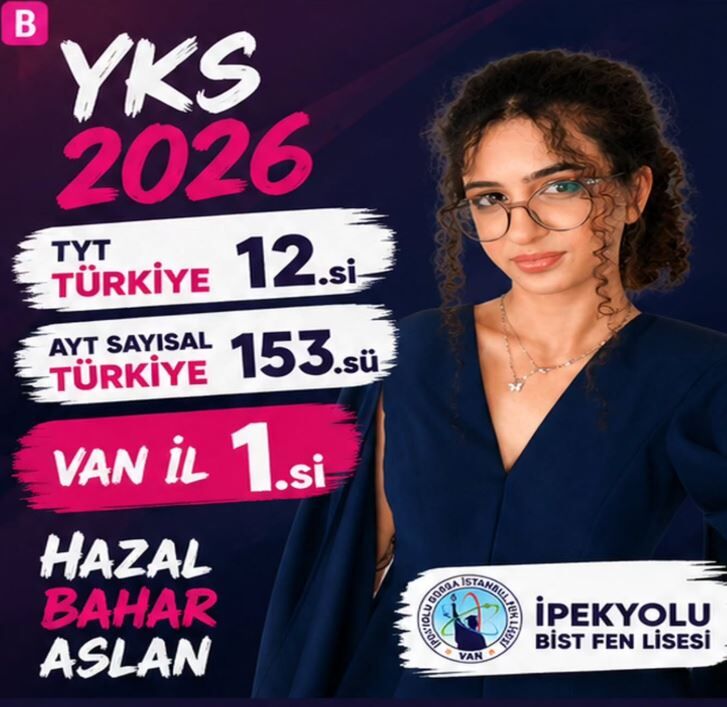 Yks Van Il Birincisi Açıklandı!