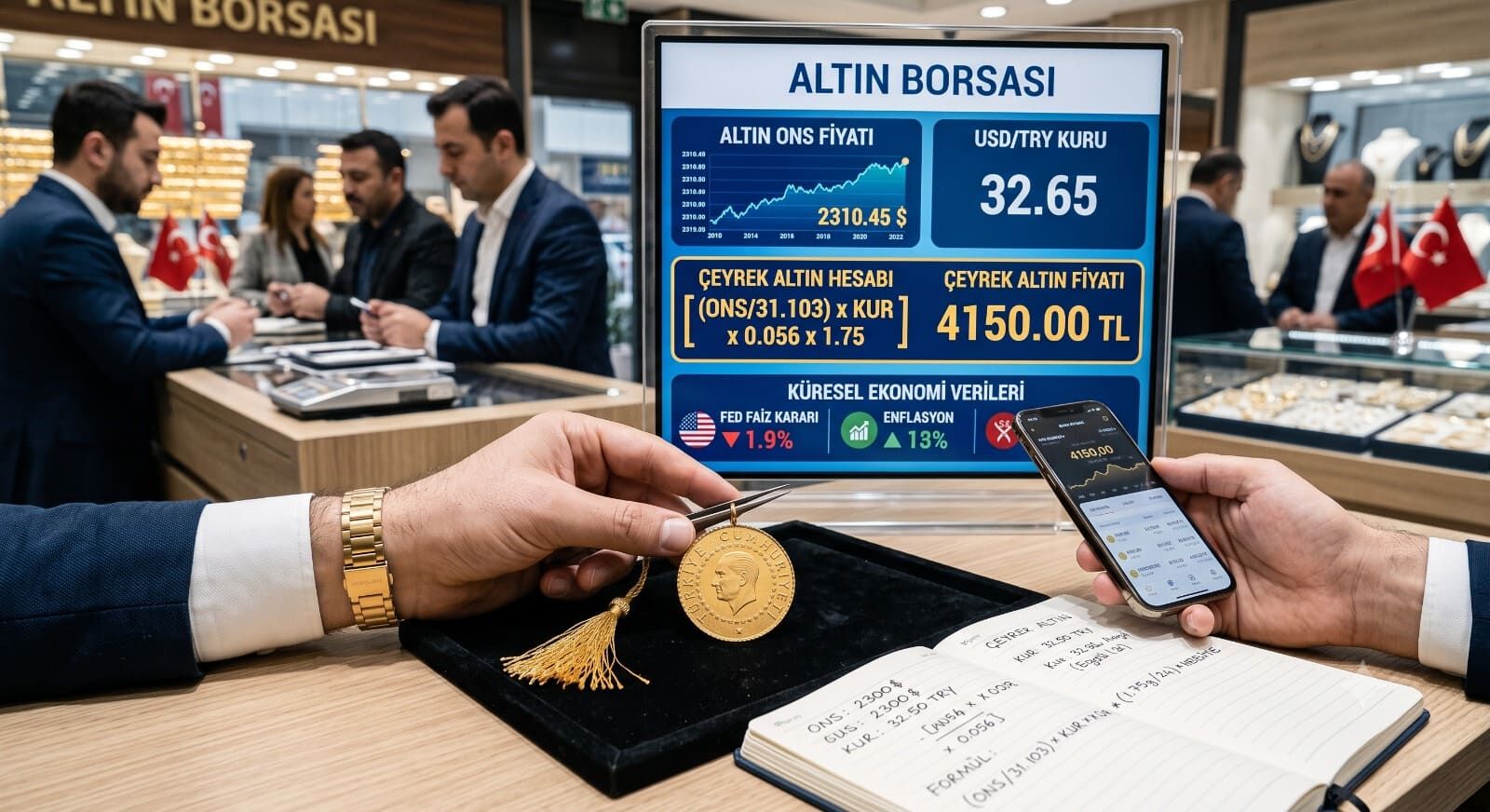 Çeyrek Altının Fiyatı Neye Göre Belirleniyor?