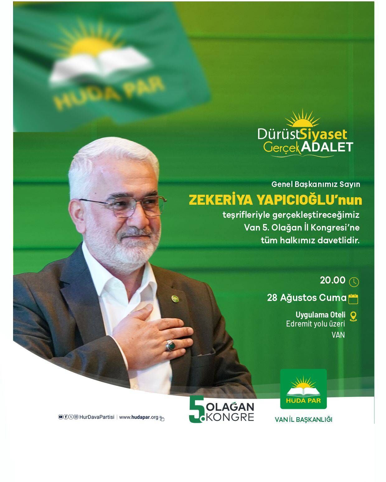 Hüda Par Van İl Başkanlığı Kongreye Gidiyor!