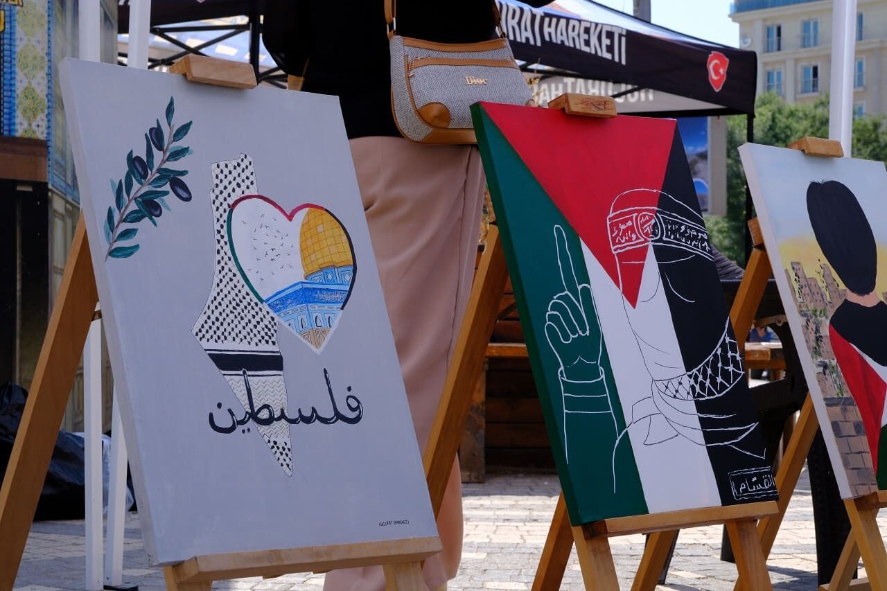 Van’da “Gazze Resim Sergisi” Açıldı (2)