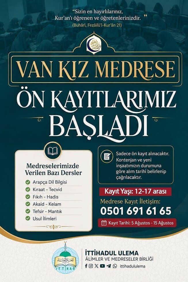 Van'da Kız Medresesi Kayıt Süreci Başladı (3)