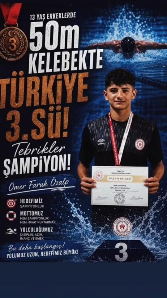 Vanlı Yüzücü Türkiye Şampiyonasında Bronz Madalya Aldı1