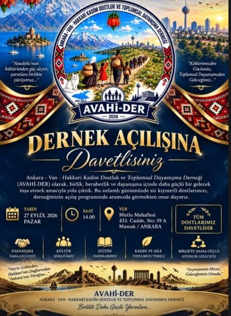 Ankara–Van–Hakkari Arasında Yeni Dayanışma Köprüsü Avahi̇ Der Kuruldu (1)