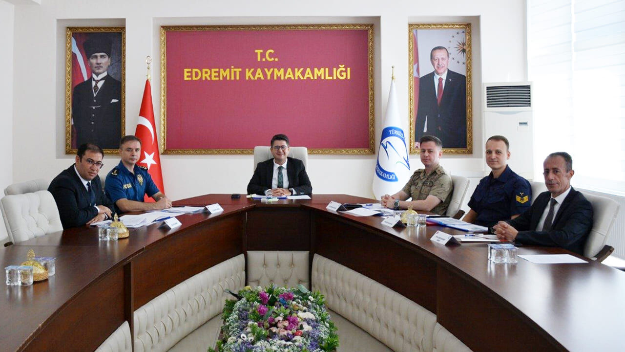 Edremit’te okul güvenliği masaya yatırıldı