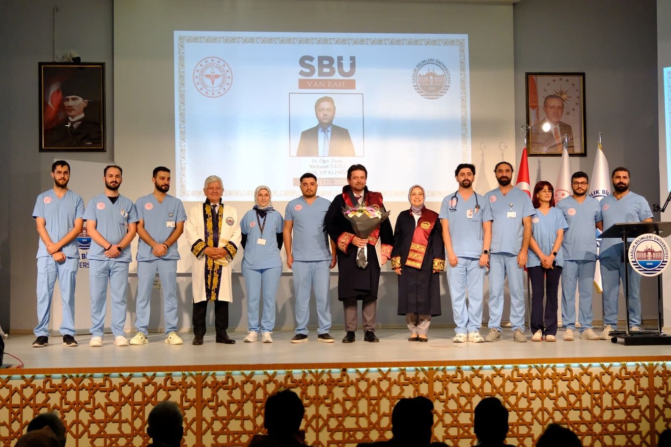 Van Sbü’de Akademik Yıl Açılışı Ve Cübbe Giyme Töreni Gerçekleştirildi (2)
