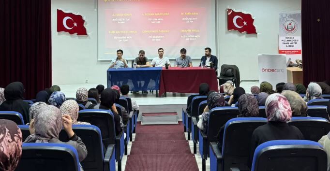 Van’da İmam Hatip Mezunu Yks Şampiyonları Lise Öğrencileriye Buluştu