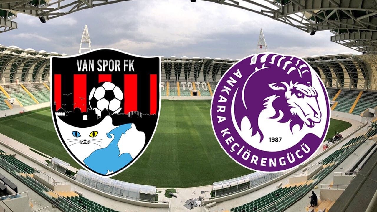 Vanspor- Ankara Keçiörengücü maçında onbirler belli oldu