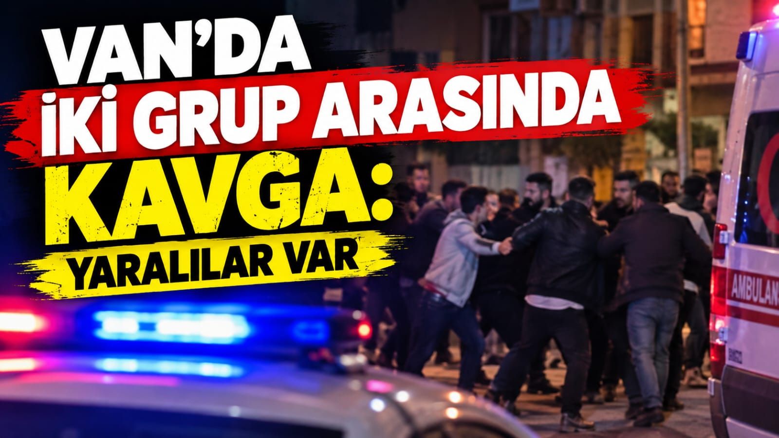 Van’da iki grup arasında kavga: Yaralılar var
