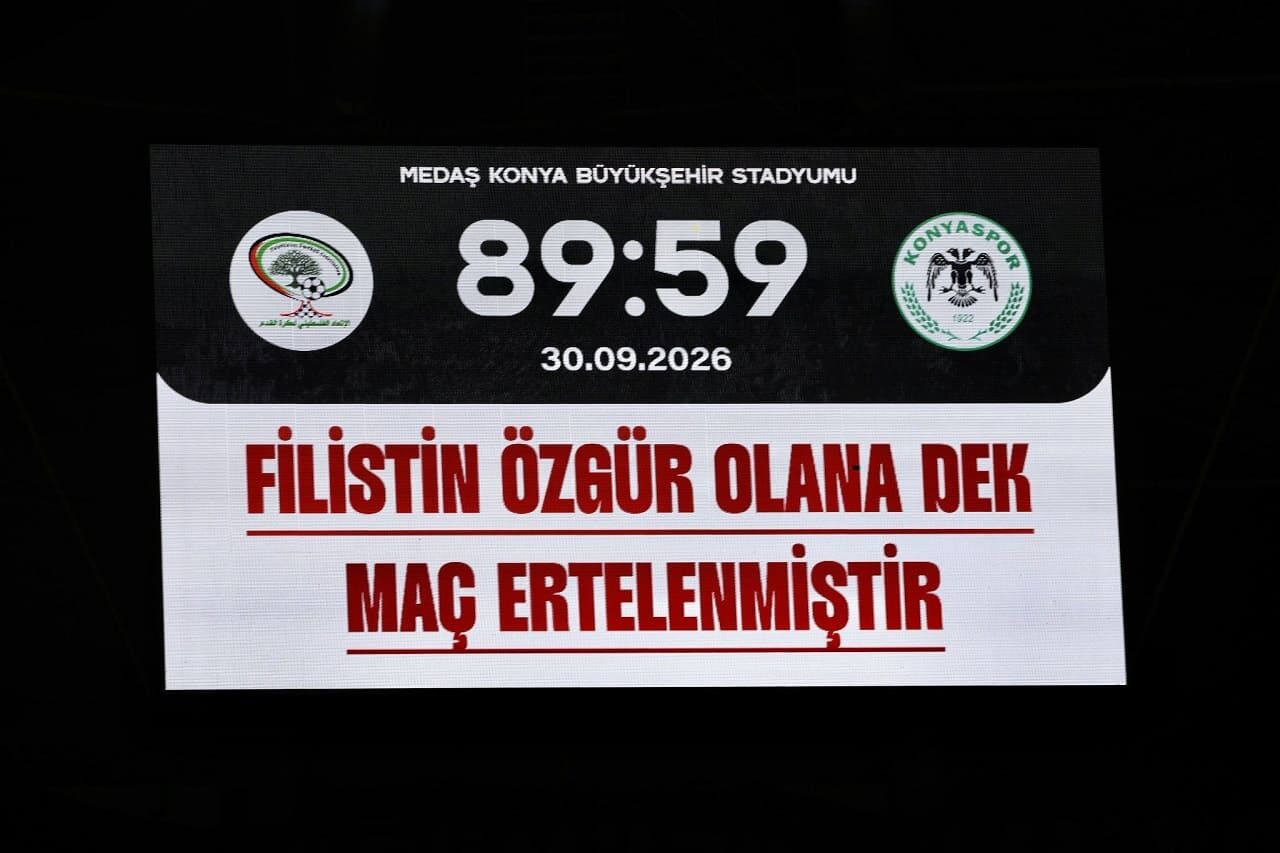 Konyaspor Ile Filistin Maçı “Filistin Özgür Olana Dek” Ertelendi (2)