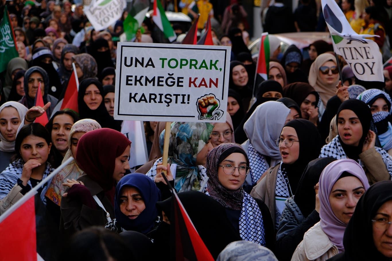 Vanlılar Aksa Tufanı'nın 3'Üncü Yıldönümünde Gazze Için Meydanlardaydı (20)